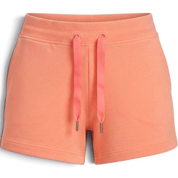 Athleta Pants - Athleta Shorts Small Coral Peach Balance 4 Inch Shortie Pockets Beach Comfy NEW